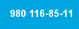 980 116-85-11